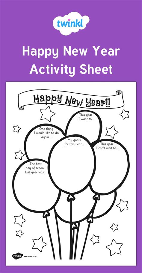 Preschool New Year Worksheets Amp Free Printables Education New Year S Preschool Worksheet - New Year's Preschool Worksheet