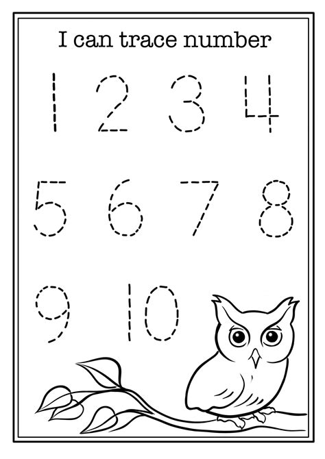 Preschool Number Worksheets Preschool Mom 1 19 Worksheet Preschool - 1-19 Worksheet Preschool