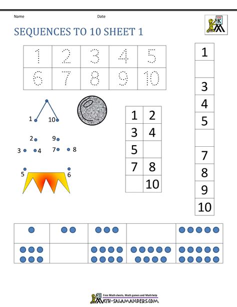 Preschool Number Worksheets Sequencing Counting Sequences Preschool Sequencing Worksheet - Preschool Sequencing Worksheet