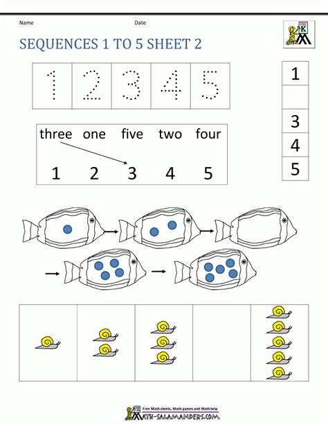 Preschool Number Worksheets Sequencing To 10 Kindergarten Sequencing Worksheet - Kindergarten Sequencing Worksheet