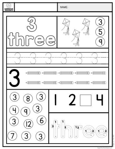 Preschool Number Worksheets Superstar Worksheets Pre Kindergarten Worksheets Numbers - Pre Kindergarten Worksheets Numbers