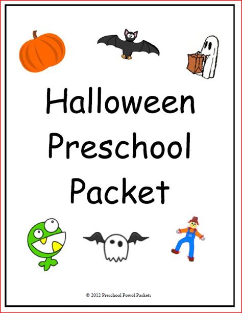 Preschool Packets Made By Teachers Halloween Kindergarten Worksheet Packets - Halloween Kindergarten Worksheet Packets
