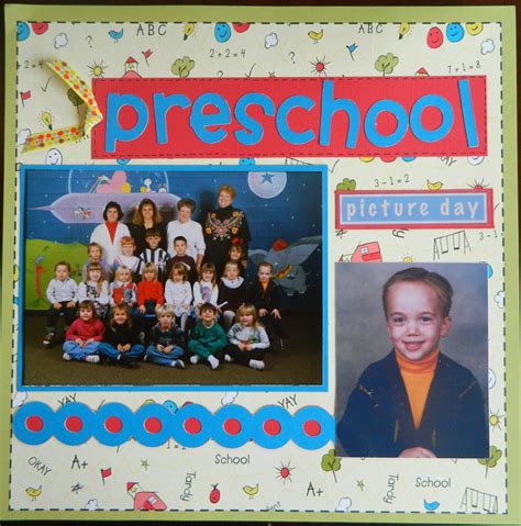 Preschool Paper At Scrapbook Com Kindergarten Scrapbook - Kindergarten Scrapbook