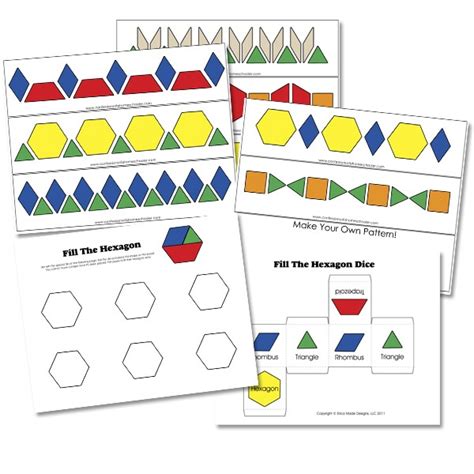 Preschool Pattern Block Activities Confessions Of A Homeschooler Pattern Block Puzzles Printable - Pattern Block Puzzles Printable