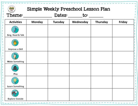 Preschool Planning Sheet Free Printable Teaching Mama Preschool Planning Sheets - Preschool Planning Sheets