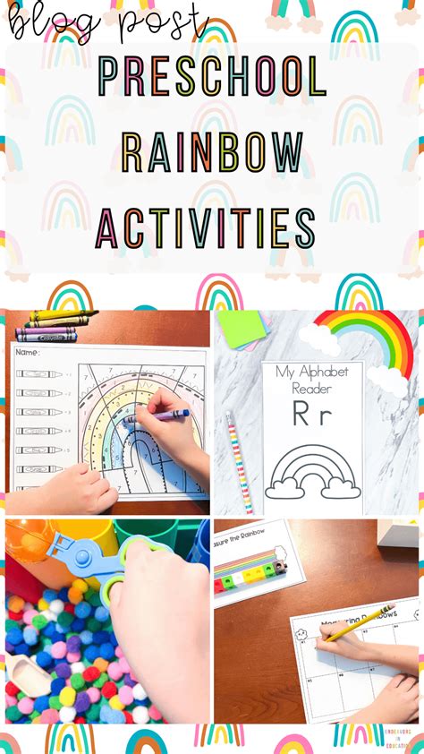 Preschool Rainbow Activities Endeavors In Education Rainbow Science For Preschool - Rainbow Science For Preschool