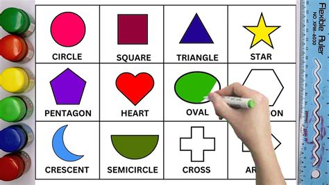 Preschool Shapes Heart Star Circle Square Triangle Shapes Worksheet For Kindergarten Rocket - Shapes Worksheet For Kindergarten Rocket