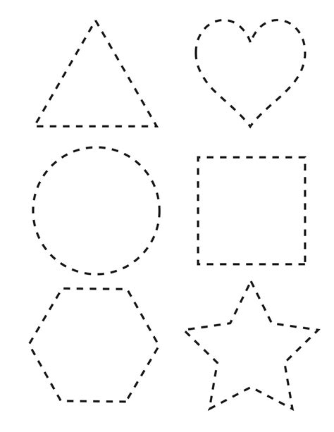Preschool Shapes Tracing Free Printable Worksheets Hexagon Worksheets For Preschool - Hexagon Worksheets For Preschool