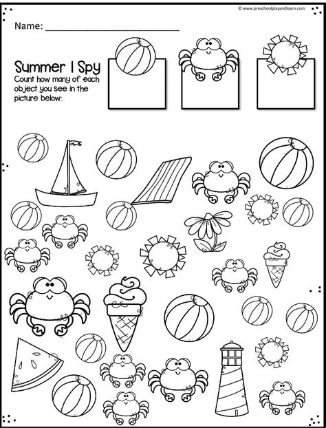 Preschool Summer Free Printable Active Littles Summer Preschool Worksheets - Summer Preschool Worksheets