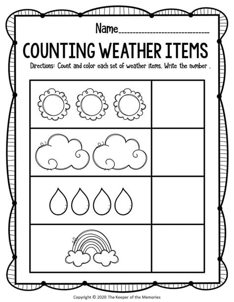 Preschool Weather Activities Free Printable Worksheets Weather Preschool Worksheets - Weather Preschool Worksheets