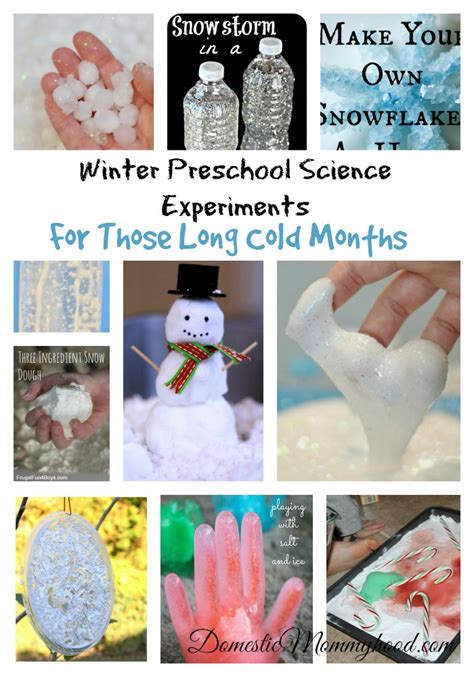 Preschool Winter Crafts Domestic Mommyhood Science Crafts For Preschool - Science Crafts For Preschool