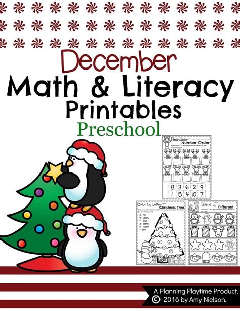 Preschool Worksheets December By Planning Playtime Tpt Preschool Art Worksheets - Preschool Art Worksheets