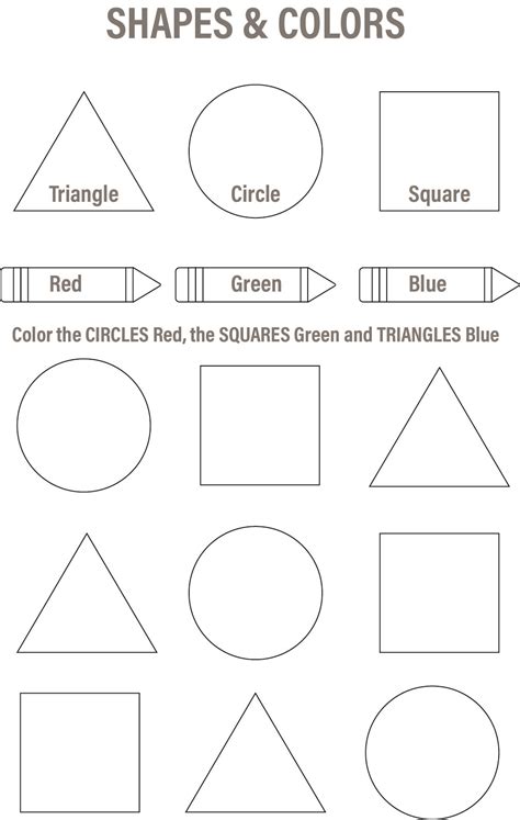 Preschool Worksheets Shapes And Colors Printable Color Pentagon Worksheets For Preschool - Pentagon Worksheets For Preschool