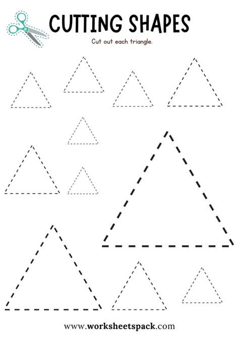 Preschool Worksheetspack Triangle Preschool Worksheets - Triangle Preschool Worksheets
