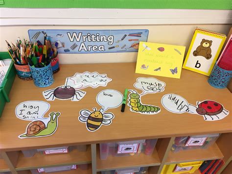 Preschool Writing Center Activities   Writing Center Friendship Garden Nursery School - Preschool Writing Center Activities