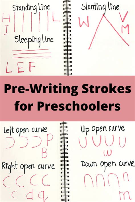 Preschool Writing Strokes Teaching Resources Tpt Basic Writing Strokes For Kindergarten - Basic Writing Strokes For Kindergarten