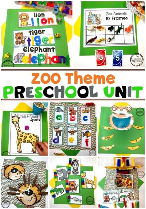 Preschool Zoo Theme Planning Playtime Math Zoo - Math Zoo