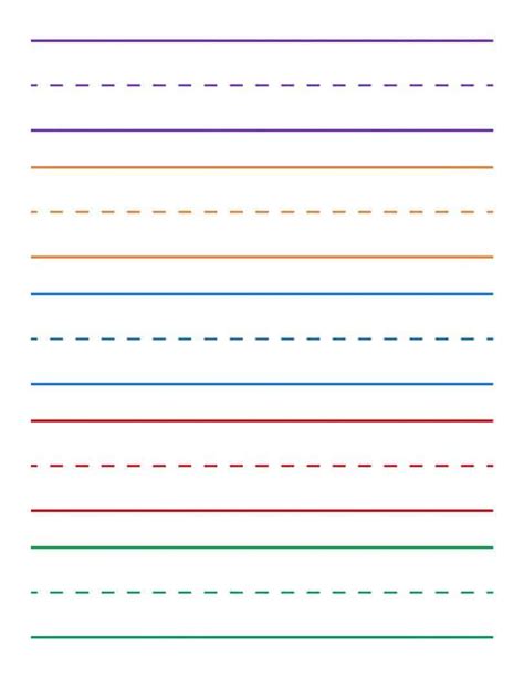 Full Download Preschool Lined Writing Paper 