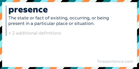 presence definition