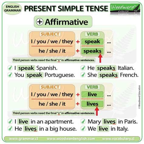 Present Simple Affirmative