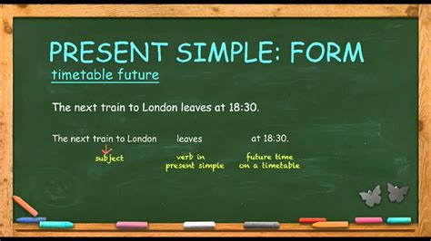 present simple in future