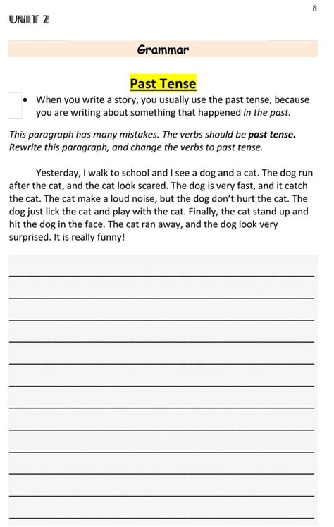Present Tenses Paragraph Correction And Writing Esl Paragraph Correction Worksheet - Paragraph Correction Worksheet