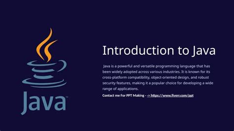 Presentation Slides For Java Software Solutions