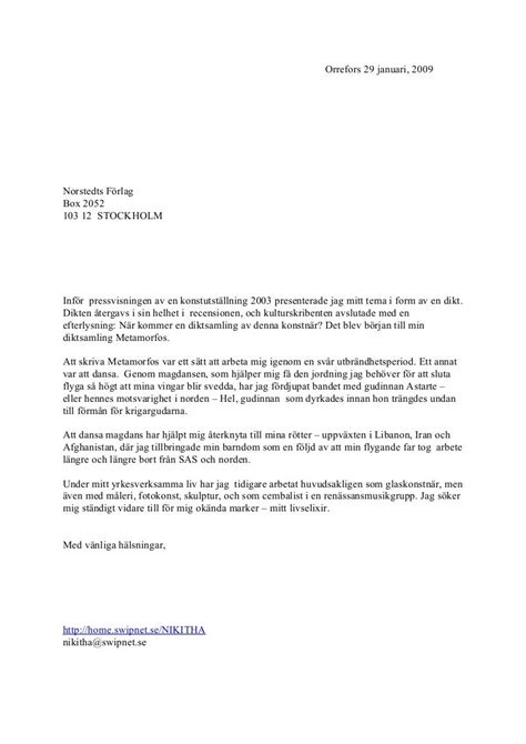 presentationsbrev exempel