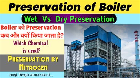 preservation of boiler when not in use