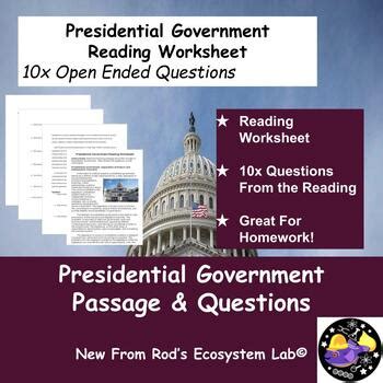 Presidency Reteaching Activity Answer Key