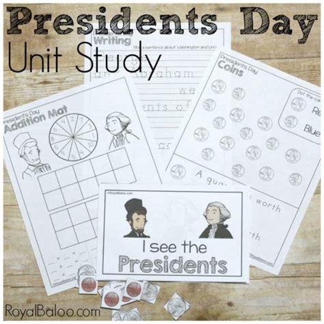 Presidents Day No Prep Printable Unit Study For Presidents Day Activities For First Graders - Presidents Day Activities For First Graders