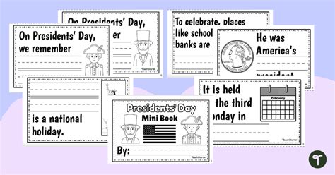 Presidentsu0027 Day Mini Book Teach Starter Presidents Day For First Grade - Presidents Day For First Grade