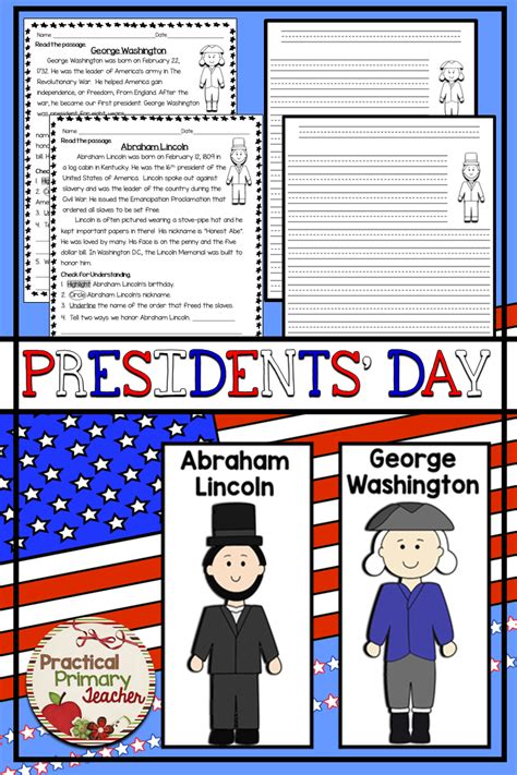 Presidentsu0027 Day Worksheets Presidents Day Reading Comprehension Worksheet - Presidents Day Reading Comprehension Worksheet