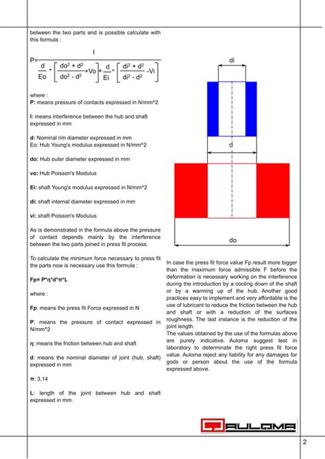 press fit force calculation pdf