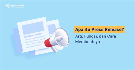 Press Release Artinya