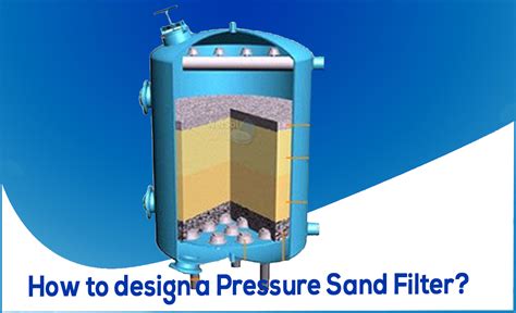 pressure sand filter design calculation
