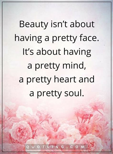Pretty Face Quotes