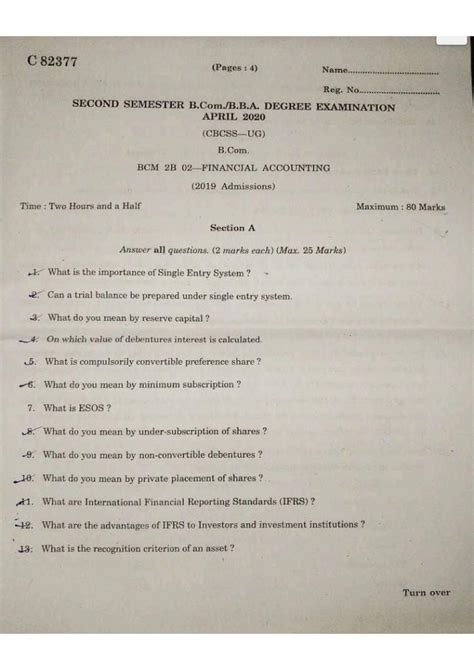 previous question papers for financial accounting n4