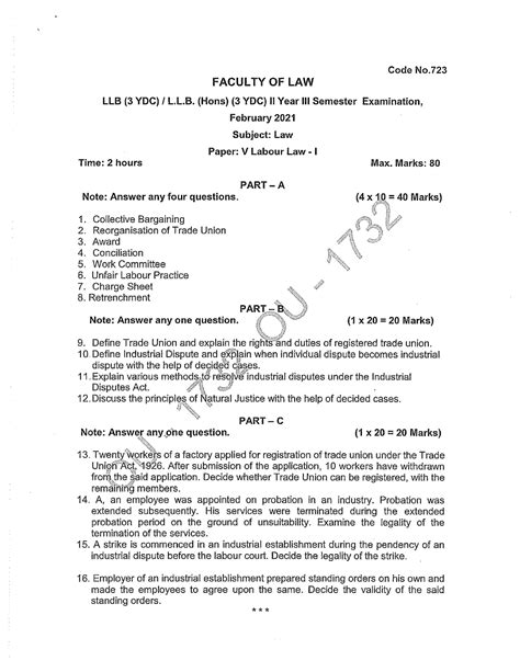 Previous Question Papers Of Labour Relations N6