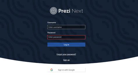 Prezi Login In