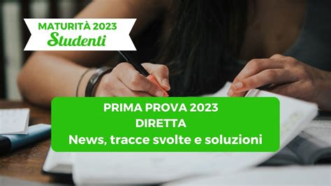 Prima Prova Ci Per La Maturità