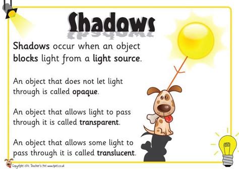 Primary Science Light And Shadow Topic The Science Science Light And Shadows - Science Light And Shadows