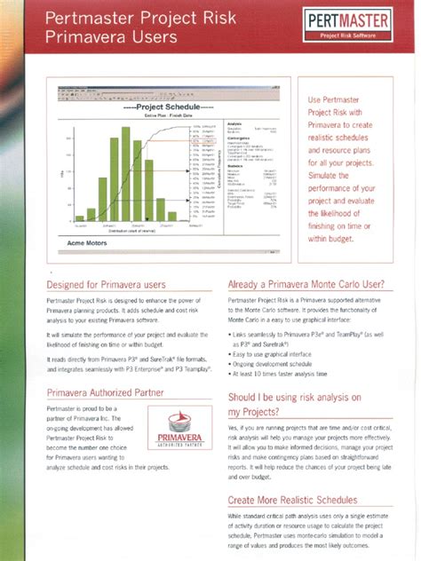 primavera pertmaster manual