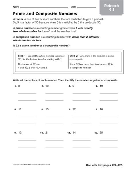 Prime And Composite Numbers Worksheet Live Worksheets Prime And Composite Number Worksheet - Prime And Composite Number Worksheet