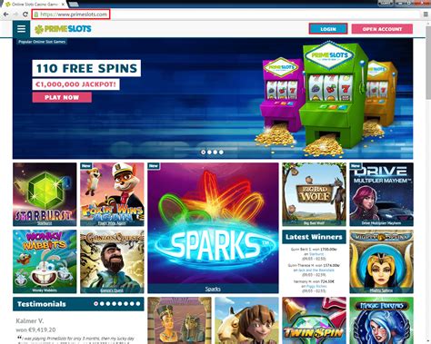 prime slots login beste online casino deutsch
