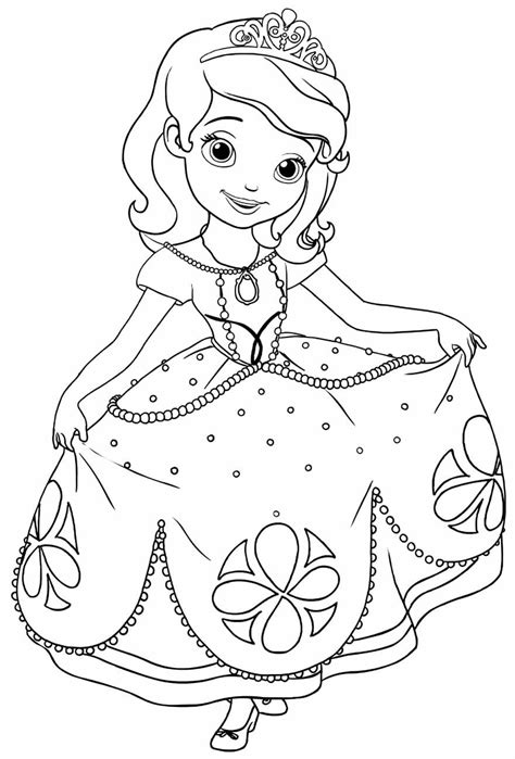 Princesa Sofia Colorir
