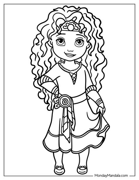 princess coloring sheets