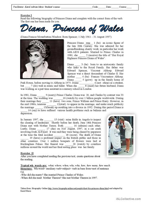 princess diana biography encyclopedia for kids