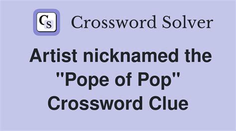 princess of pop Crossword Clue Wordplays.com