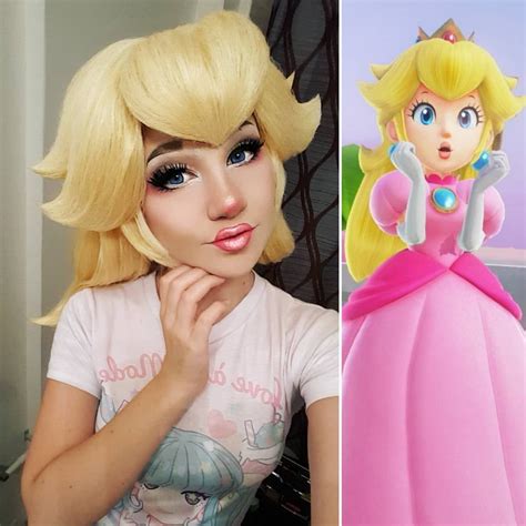 princess peach nude cosplay